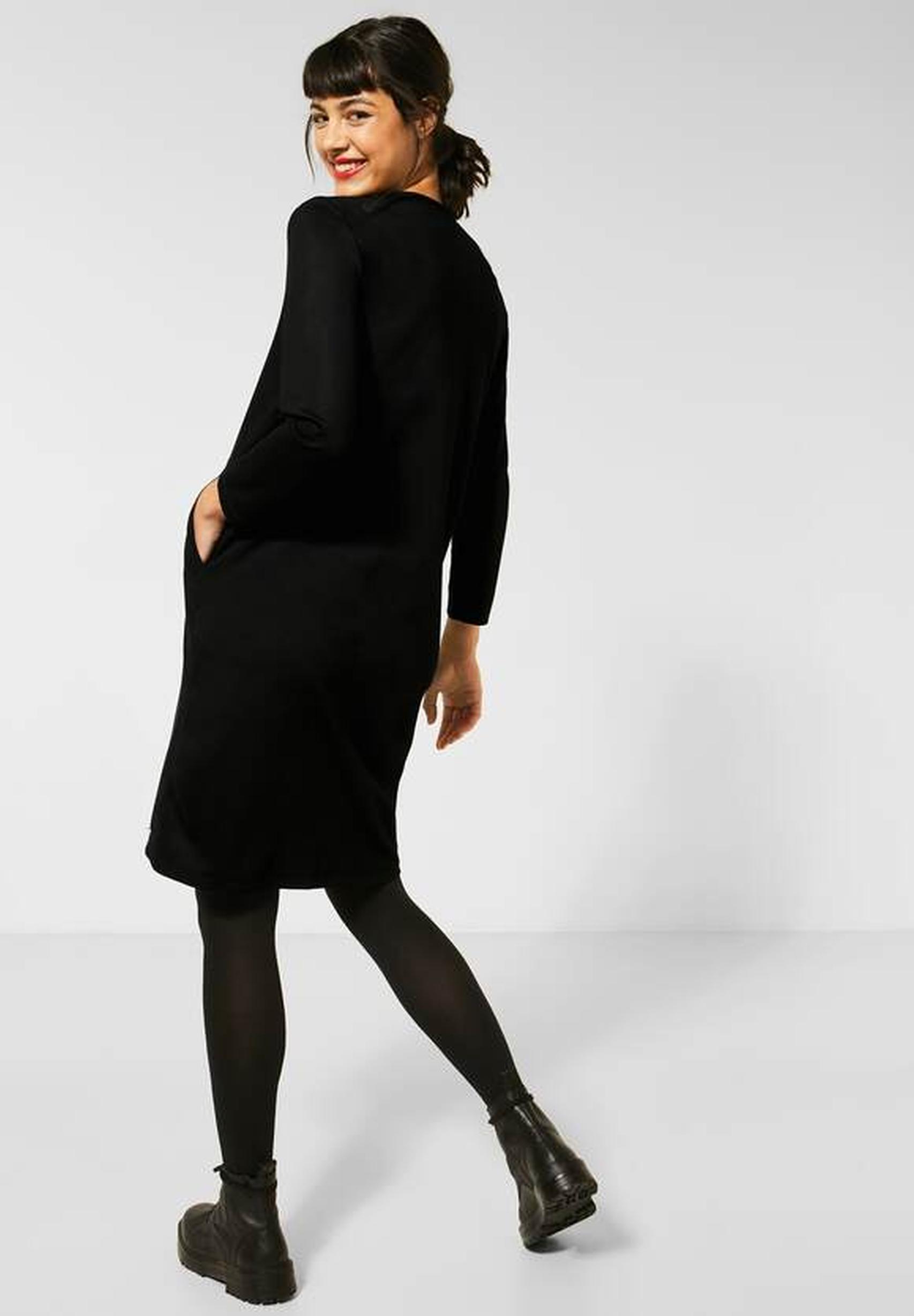 Modisches Kleid aus der Kollektion von Street One in schwarz 142780
