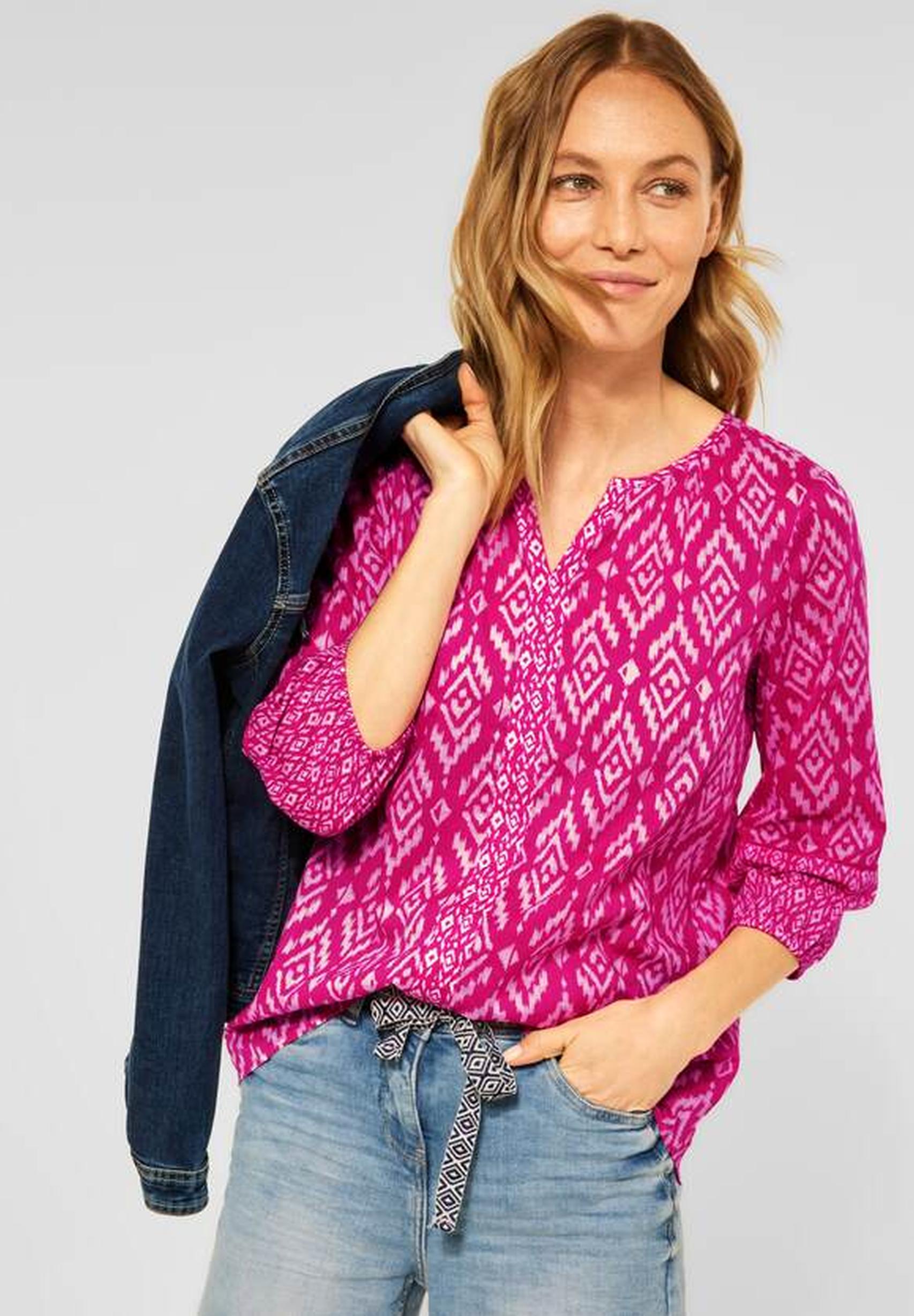 Kollektion Bluse aus in Pink der 343270 Raspberry von Modische CECIL