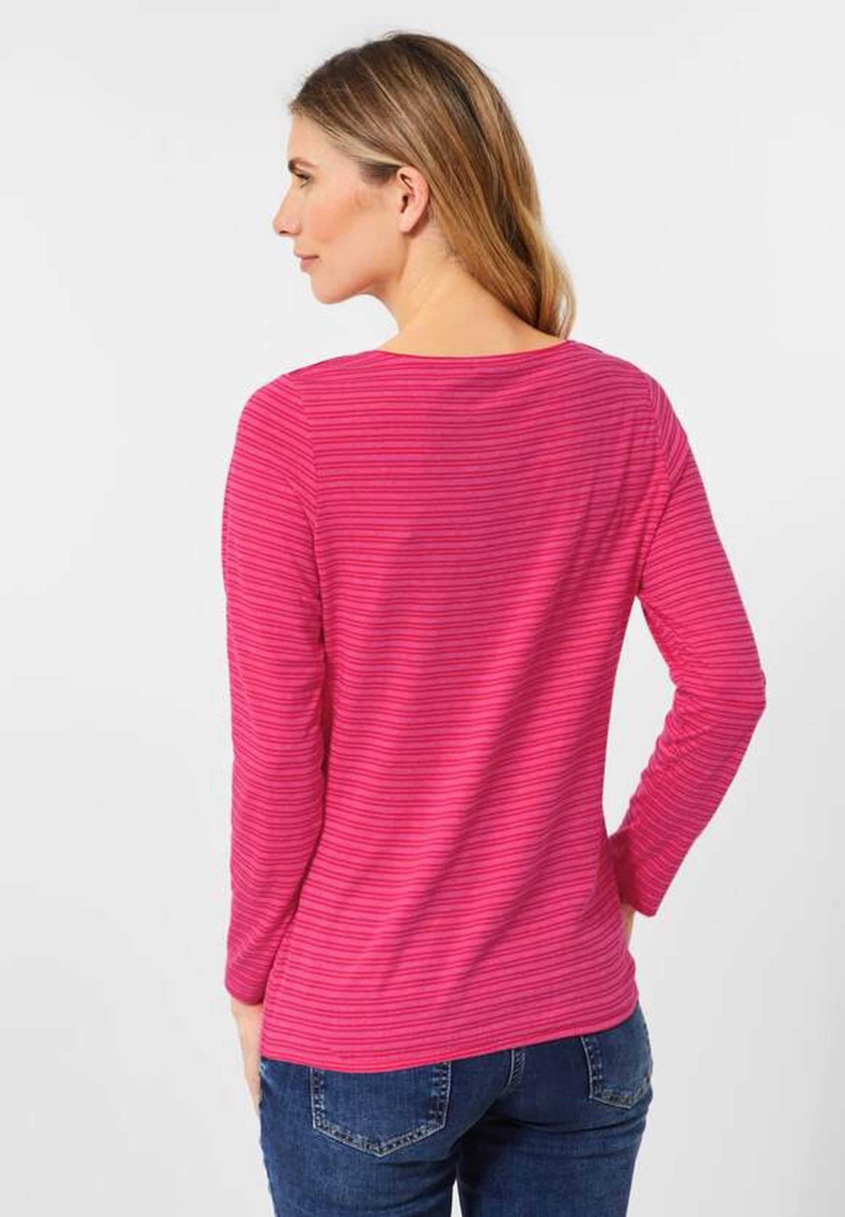 Modisches Shirt aus der Kollektion von CECIL in dynamic pink - 318613