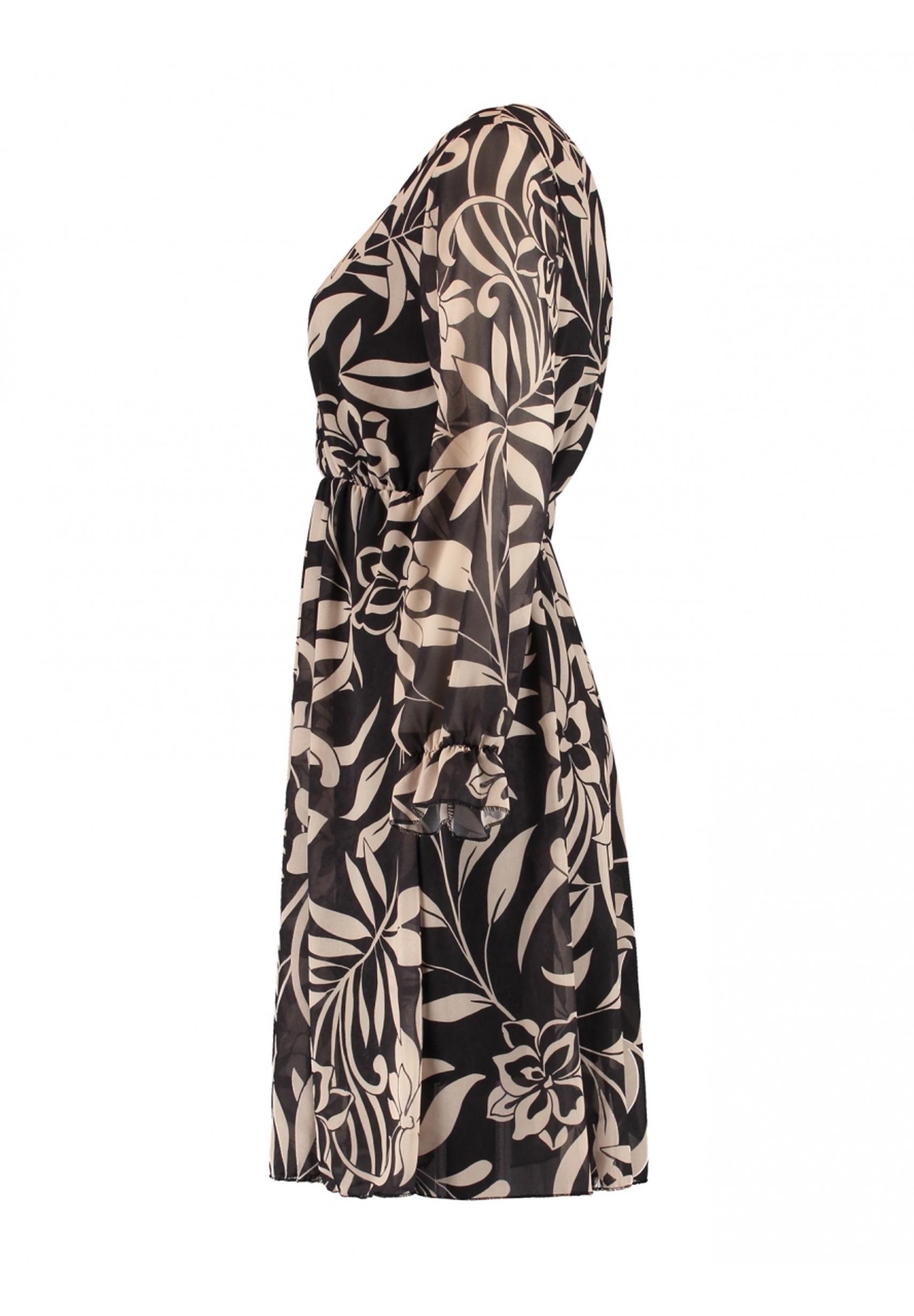 Modisches Kleid aus der Kollektion von Zabaione in schwarz gemustert  BK-108-545