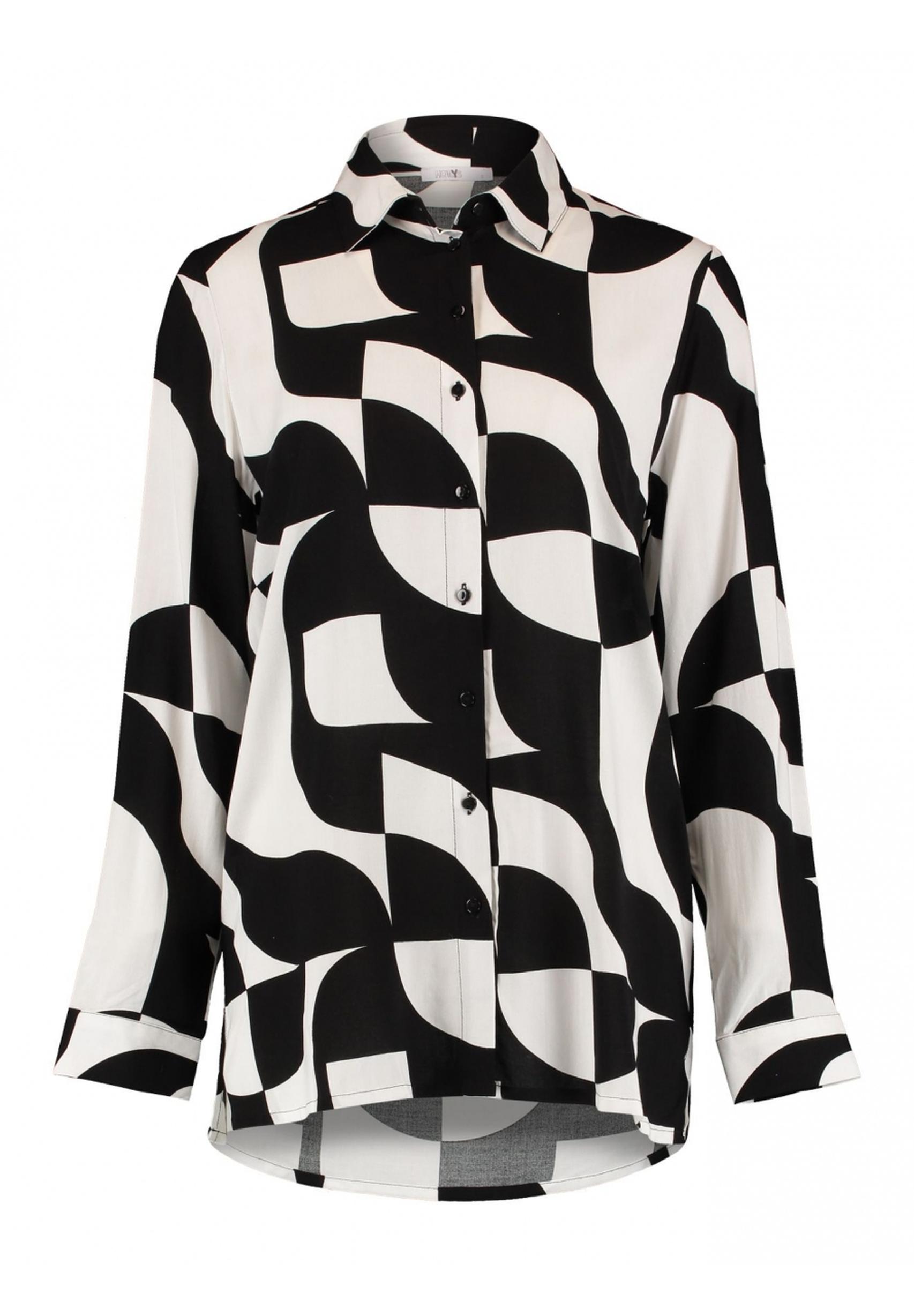 Trendige Bluse Ni44na aus der Kollektion von HAILYS in schwarz-weiß -  BOX-2302029