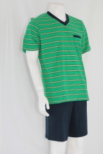 SCHIESSER Schlafanzug kurz -Gr.wählbar- grün