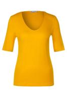 Street One Basic Shirt Palmira amber yellow