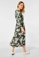 CECIL Midi Kleid mit Blumendruck Utility Olive