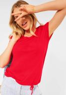 CECIL Shirt mit Smoke Shoulder Shape Poppy Red