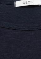 CECIL New Basic Langarm T-Shirt deep blue