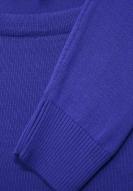 Street One leichter Pullover mit U-Boot Kragen Eminent Blue