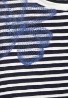 CECIL T-Shirt mit Streifenmuster deep blue