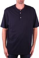 S.Oliver T-Shirt mit Knopfleiste dunkelblau