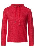 CECIL leichter Pullover Cosy Big Collar Strong Red