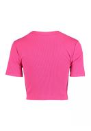 Hailys kurzes Shirt mit Ausschnitt Mo44na pink