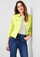 CECIL Jeansjacke  limelight yellow