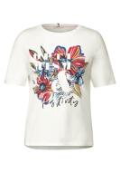 CECIL Shirt mit Flower-Print vanilla cream