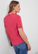 CECIL Shirt mit kleinem Stehkragen Strawberry Red