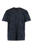 HAILYS MEN T-Shirt Do44novan mit tropischem Muster dunkelblau