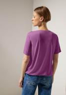 Street One Shirt mit Seidenoptik Meta Lilac