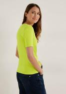 Cecil T-Shirt Lena Sulphur Lime