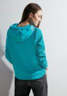 CECIL strukturiertes Sweatshirt aqua