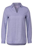 CECIL lange Chambray-Damenbluse Tranquil Blue